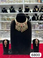 Rubela Real Look Golden Heritage Set with Ruby Colour – Shine with Royal Grace - Image 2