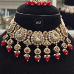 Rubela Royal Real Look Kundan Polki Antique Set – Shine with Elegance