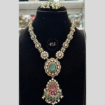 Rubela Real Look Kundan Polki Antique Double Tone Set – A Royal Beauty