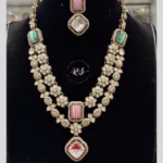 Real Look Kundan Polki Double Tone Set – Royal Shine from Rubela Store