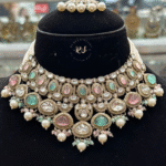 Real Look Kundan Polki Double Tone Antique Set – Royal Grace by Rubela Store