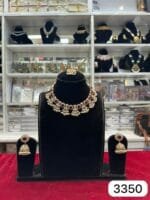 Rubela Royal Real Look Kundan Polki Antique Set – Grace with Tradition - Image 2