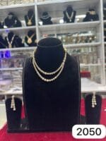 Rubela Real Look Golden Double Layer Set – Grace in Every Shine - Image 2