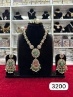 Rubela Real Look Kundan Polki Antique Double Tone Set – A Royal Beauty - Image 2