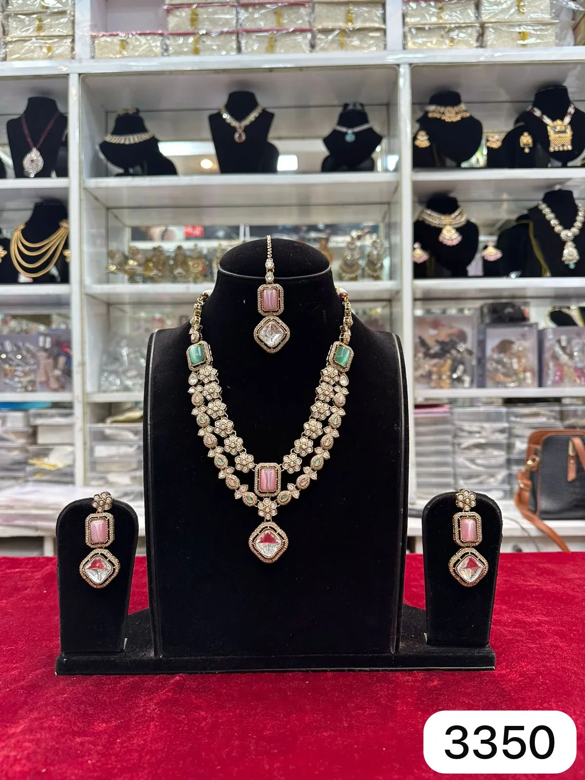 Real Look Kundan Polki Double Tone Set – Royal Shine from Rubela Store - Image 2