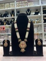 Royal Real Look Long Jadau Set for a Classic Look - Image 2