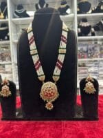 Royal Real Look Long Jadau Set for a Classic Look - Image 2