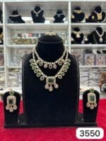 Real Look Mozonite Set with Royal Green Colour - Image 2