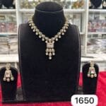 Real Look Mozonite Pink Rubi Set Elegant Jewellery - Image 2