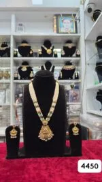 Real Look Long Pendant Set Classic Elegant Jewellery - Image 2