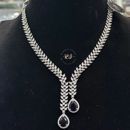 Real Look AD Silver Blue Set Elegant Cool Shine rubela - Image 1