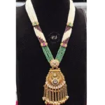 Real Look Long Pendant Set Classic Elegant Jewellery