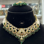 Royal Green Kundan Set for a Rich Elegant Look rubela