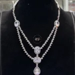 Real Look AD Silver Set with Classic Elegant Shine