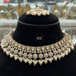 Real Look Golden Polki Set Royal Wedding Jewellery