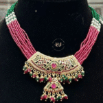 Real Look Jadau Short Set with Premium Finish