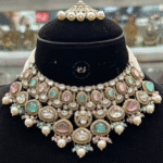 Fresh Mint Ruby Mozonite Set for a Soft Elegant Look