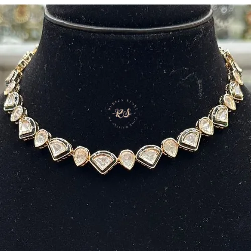 rubela store gold look jewellery best artificial jewellery (5) Rubela Real Look Kundan Heavy Set – A Royal Wedding Beauty - Image 1