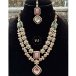 Soft Mint Pink Mozonite Set for a Fresh Pretty Look