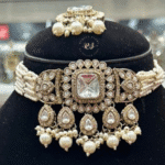 Real look mozonite choker set RUBELA